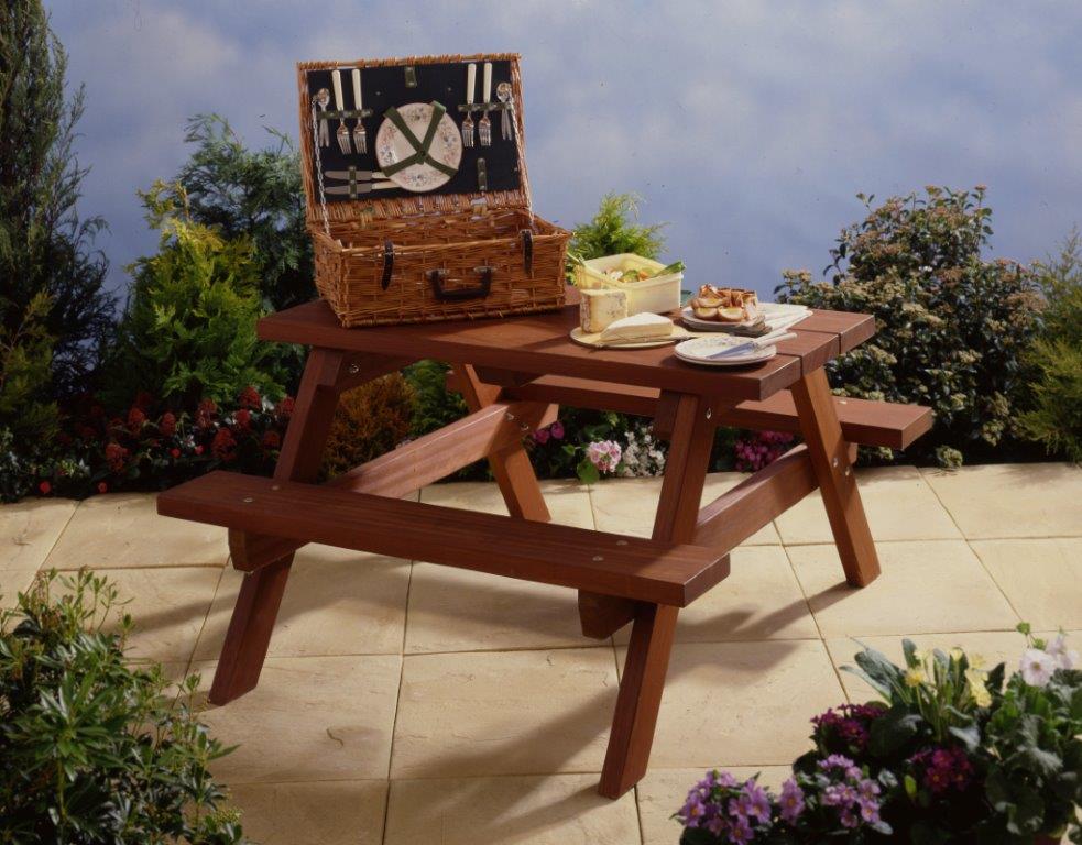 Picnic table from Orchard Street Furniture's Picnic Bench range