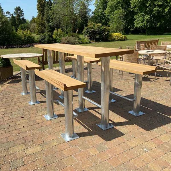 Picnic table in a park, from Orchard Street Furniture