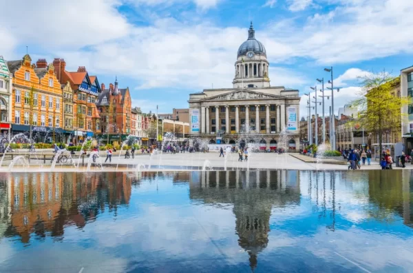 nottingham city centre - a service area of Orchard Street Furniture