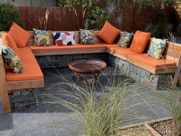 outdoor seating with covers